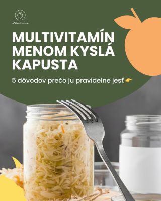 Kyslá kapusta = najlepší zimný multivitamín. 💪 Podporí imunitu, trávenie, mozog aj štíhlu líniu. A to všetko bez doplnkov,...