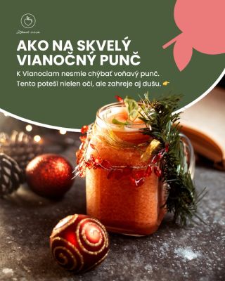 Tento punč zahreje, poteší a chutí presne tak, ako majú chutiť Vianoce 🎄❤️ Čerstvé ovocie a koreniny si môžeš prihodiť do...